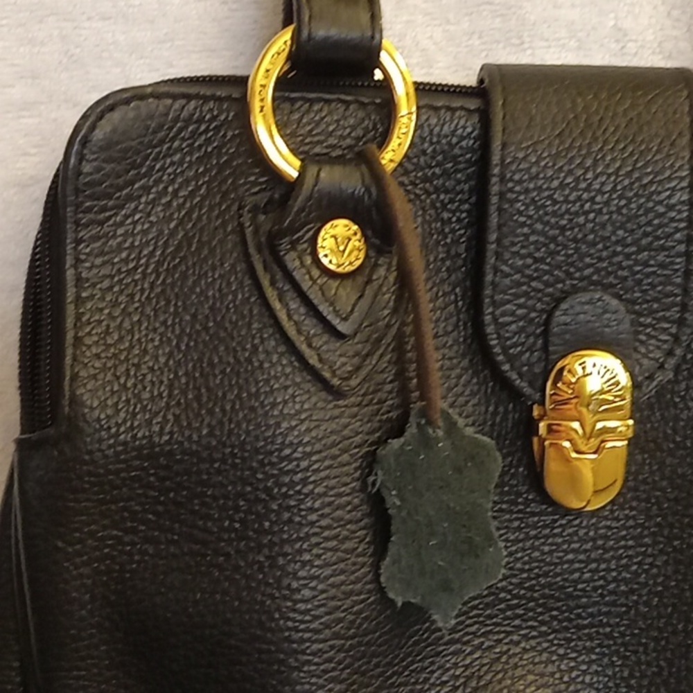 Valentina leather black purse - Picture 4 of 9